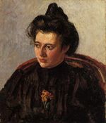 Писсарро Портрет Жанны 1898г 